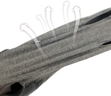 Захисний костюм для собак після кастрації Heywean, сірий, M - костюм для відновлення після операції