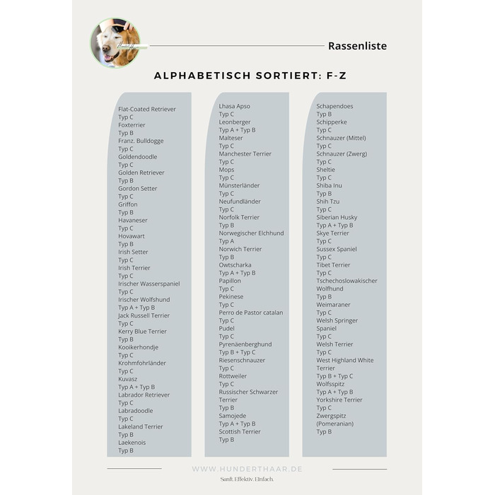 Щітка для котів та собак Striegel, аксесуари для собак, видалення шерсті | Зроблено в Німеччині (Тип C)