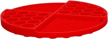 Килимок для собак - годівниця-головоломка, силіконовий, зелений, 21 см