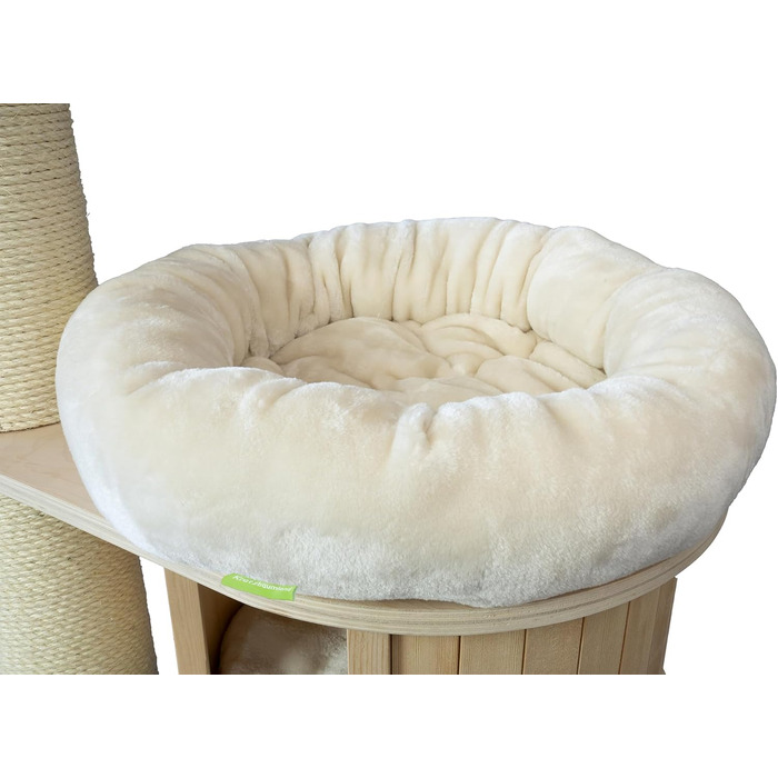 Клітка-лежанка для котячого будиночка Kratzbaumland, сумісна з Natural Paradise та Woody, 50 см, кремовий плюш