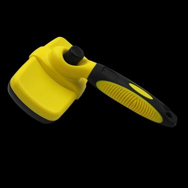 Щітка для собак від шерсті, гребінець для тварин з ручкою, двосторонній гребінець для розплутування, для гладкого волосся