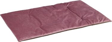 Крісло-лежанка для собак та котів Ferplast Charles, коричневе, з м'яким велюровим вкладишем, 68 x 47 x 25 см, стильна модель