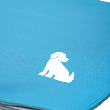 Водонепроможний та вітрозахисний софтшел-дощовик для собак, світло-блакитний, розмір M