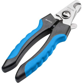 Професійний кусачки для обрізання кігтів собак та котів з пилочкою (блакитний)