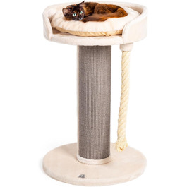 Дряпка для котів CanadianCat Ontario XXL, 100 см, беж, Ø20 см, сизаль