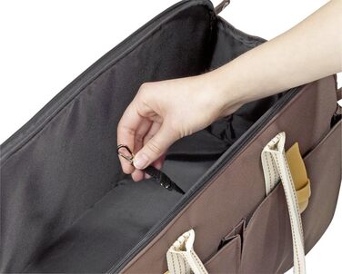 Сумка-шопер Karlie City - велика, 52x25x35 см, коричнева