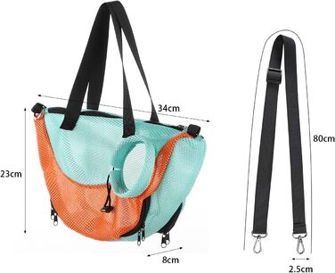 Транспортна сумка для кота/цуценя: переноска для тварин, сумка на плече, сітка, для подорожей, зелена