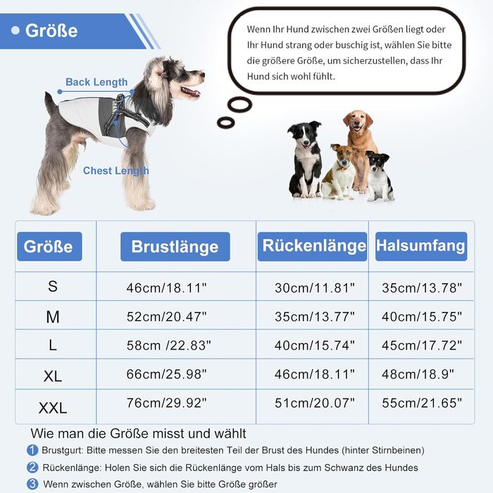 Зимовий одяг для собак: тепла куртка, жилет, одяг для маленьких та середніх собак, білий колір