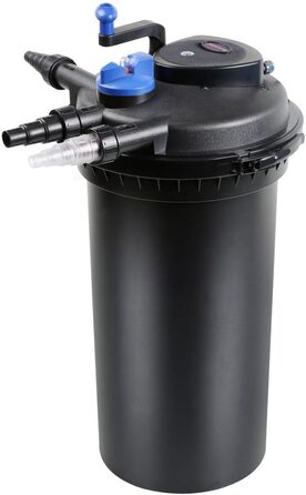 Фільтр для ставка AquaOne CPF-15000 з біофільтрацією, УФ-C 18 Вт, для водойм до 30 000 л, очищення від водоростей