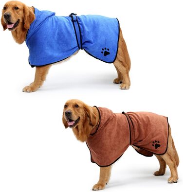 Піжама для котів та собак: вбираюче полотно, швидко сохне, синій L