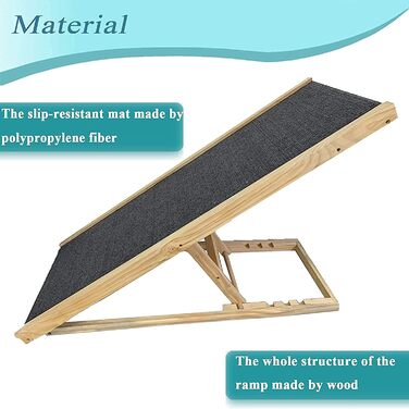 Рампа для собак у машину, складна, для маленьких, середніх та великих собак, котів, з антиковзким покриттям, легка, 100 x 60 см (4 висоти), 70 x 40 см (2 висоти)