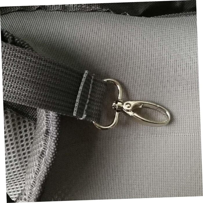 Сумка-переноска для тварин BESPORTBLE: міцна переноска для собак та котів, з вентиляційними вікнами та регульованими ременями, для подорожей з маленькими тваринами та цуценятами (чорна)