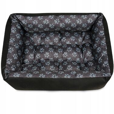 Ортопедичне ліжко для собак Superkissen24, сіре, 120 см x 90 см