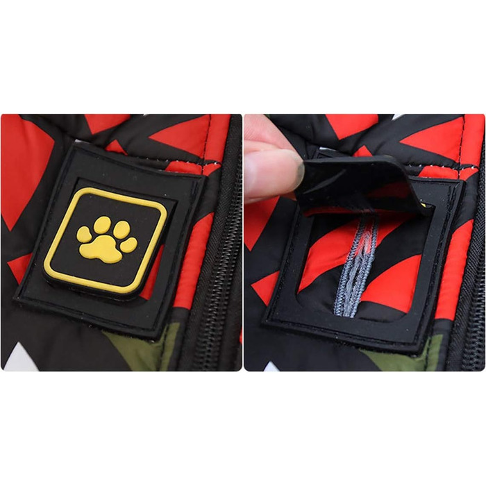 Теплий зимовий одяг для собак: бавовняний куртка-манта для малих, середніх та великих собак, 3XL, червоний