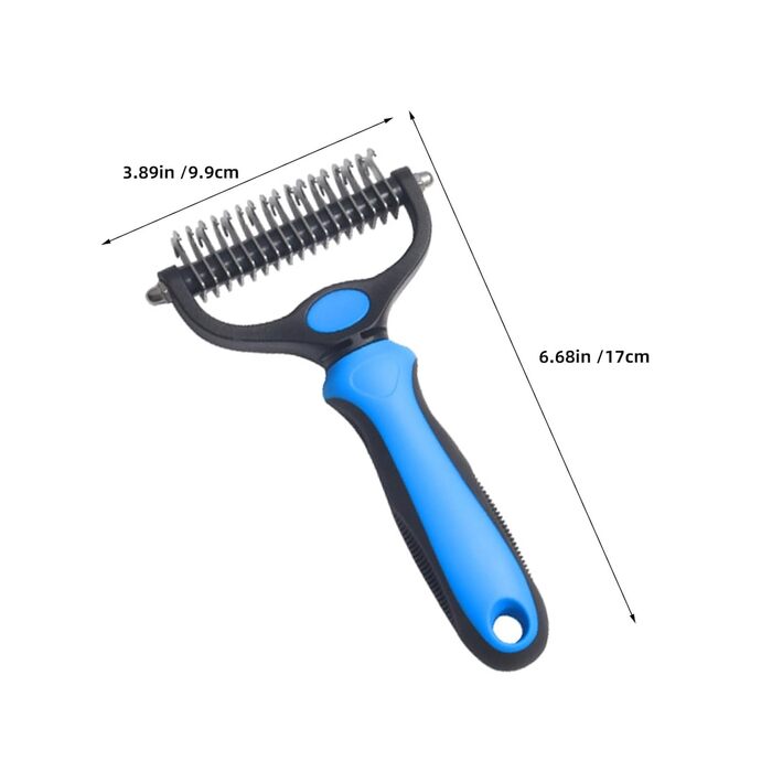 Набір гребінців для грумінгу тварин: видалення комах та розпушування шерсті для собак, кошенят та кішок