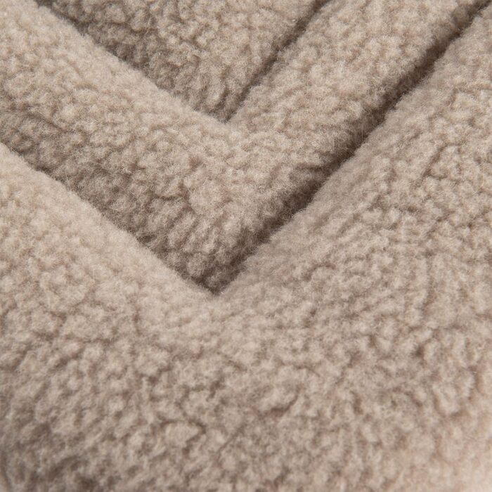 Міцне канвасове ліжко для собак Carhartt, коричневе, Sherpa-матрац, розмір L