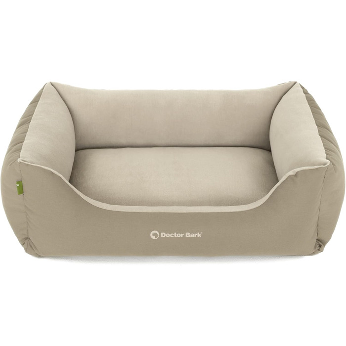 Крізь для собак маленьких порід GreenLabel - м'яке та затишне ліжко для собак (74x55 см, золотисто-коричневе)