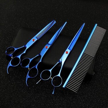 Набір для грумінгу собак QUNINE: 3 ножиці, нержавіюча сталь, професійний грумінг вдома