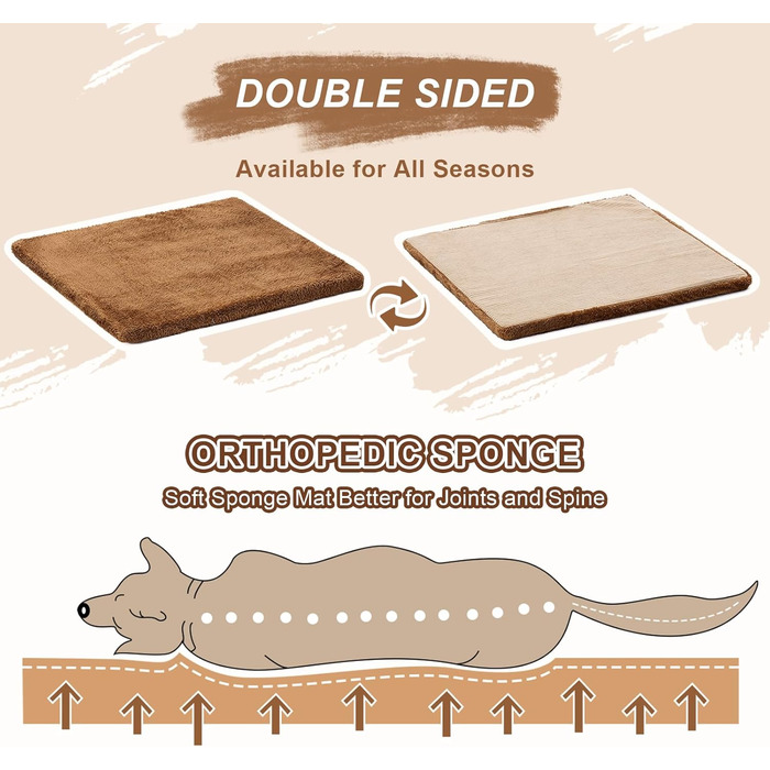 Будка для собак Jiupety, XL, 51x46x46 см, коричнева. Зручне ліжко-будка для собак вагою 7-14 кг, для дому