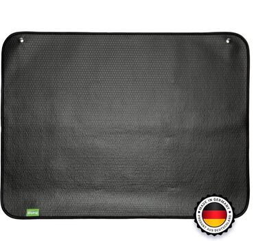 Захист краю багажника - Made in Germany, міцний захист краю багажника при завантаженні/розвантаженні, з кріпленням на липучках, 80 x 60 см, аксесуар для авто