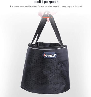 Кошик на кермо велосипеда, самокату: знімний, водовідштовхуючий, складний. Розміри: 23.5x22 см, 23,5 * 28 см. Підходить для велосипедів, самокатів, баланс-біків.