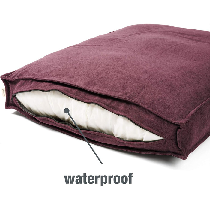 JAMAXX Преміум ортопедична подушка для собак з Memory Foam, 120x90 см, фіолетовий