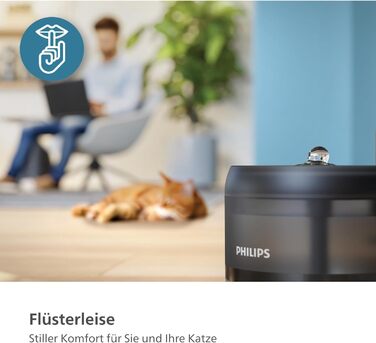 Фонтанчик для котів Philips Pet Series PAW3210/02: Інтелектуальний, з захистом від протікання, датчиком рівня води та тихим режимом