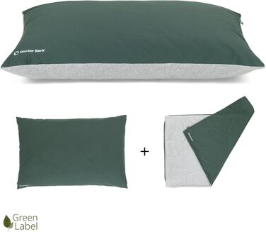 М'яке ліжко для собак великих порід Doctor Bark GreenLabel - зручне, миється, зелене (L)