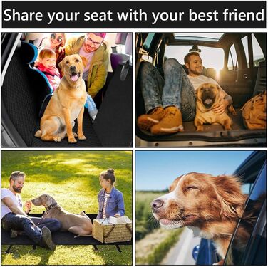 Водонепроникний авточохол для собак: захист від подряпин, бруду та шерсті. Універсальний, чорний