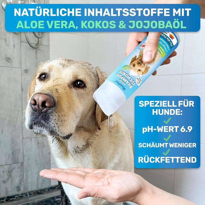 Гребінець для собак та котів з довгим волоссям BluePet, видаляє підшерстя та ковтуни, захист верхнього шару шерсті, великі собаки (M-L, товстий хват), шампунь