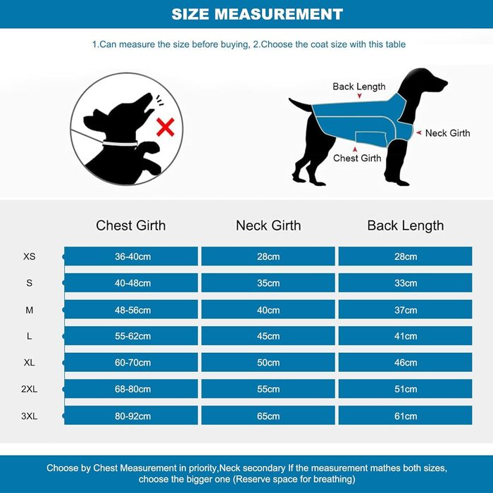 PETCUTE Зимовий теплий куртка для собак, відбиваючий, з отвором для страхувального ременя, для малих, середніх та великих собак (3XL, Сірий)