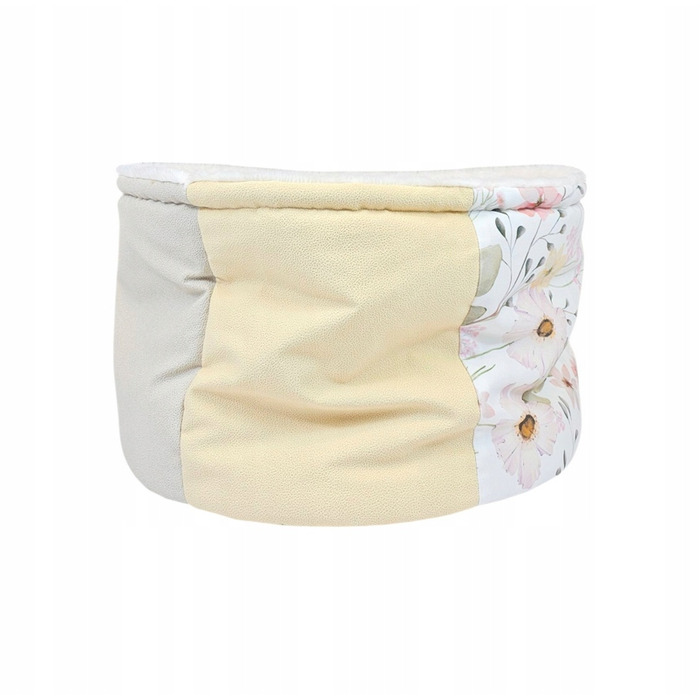 Пухнаста лежанка для котів та собак PRASKA PATCHWORK PASTEL GARDEN, 45 см, PREMIUM