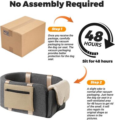 Автокрісло для собак та котів, сумка-переноска, автотранспортер з ременями безпеки