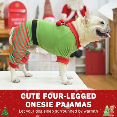 Світер для собак SCENEREAL на Новий Рік, костюм ельфа для собак великих, середніх та маленьких порід, дівчаток та хлопчиків, м'який, теплий, зимовий, святковий, червоний, універсальний (Getaway Solids) X-Large