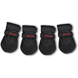 Чорні легкі захисні чоботи для собак, водонепроникні, для великих собак, розмір 8 (L)