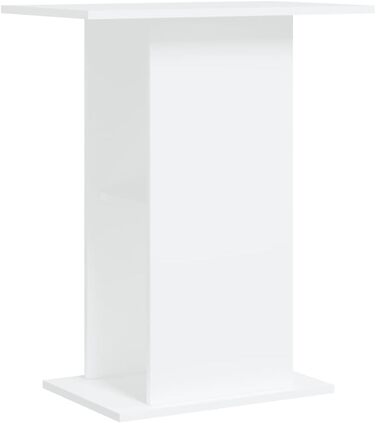 Стійка для акваріума Rantry, дерево, біла, 60,5x36x72,5 см – міцні меблі та аксесуар для акваріума