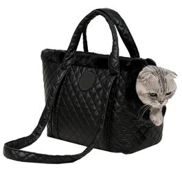 Транспортна сумка для собак - ергономічна, зручна, водонепроникна | Для прогулянок взимку, снігу, автомобіля, на вулицю, в громадський транспорт. Підходить для цуценят та кошенят.