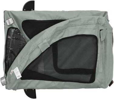 Причіп для велосипеда Gecheer для собак, зелений, з відбивачами, 124 x 53 x 53 см