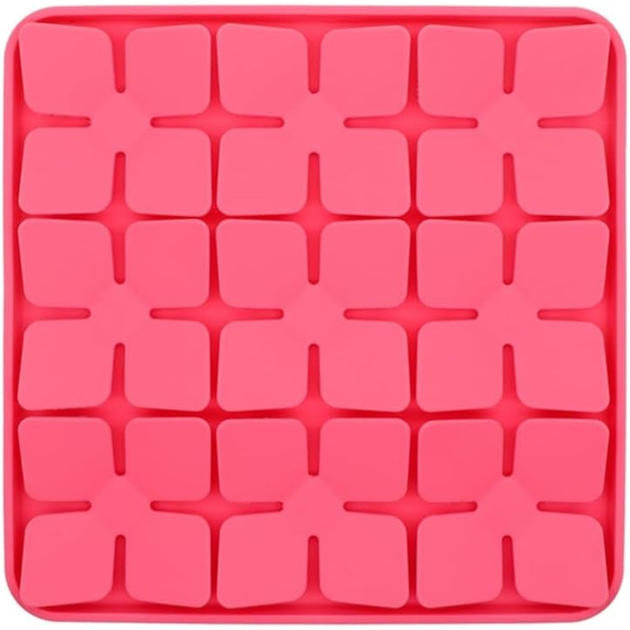 Мапа для повільного годування собак та котів, силіконова головоломка з присосками, рожевого кольору