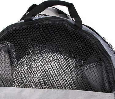 Транспортна переноска для собак Cuque, Oxford-тканина, стійка до укусів, водонепроникна, складна, з дихаючою сіткою, легка для автокрісла (38 x 15 x 21 см)