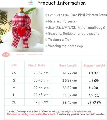 Сукня-тьюль для котів, мереживна, на весілля, для дівчаток, червона, розмір Small