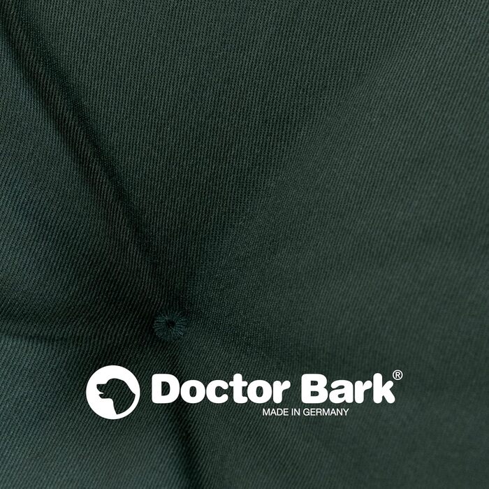 Ортопедична лежанка для собак Doctor Bark, XXL (115x100 см), зелена, гігієнічна та міцна