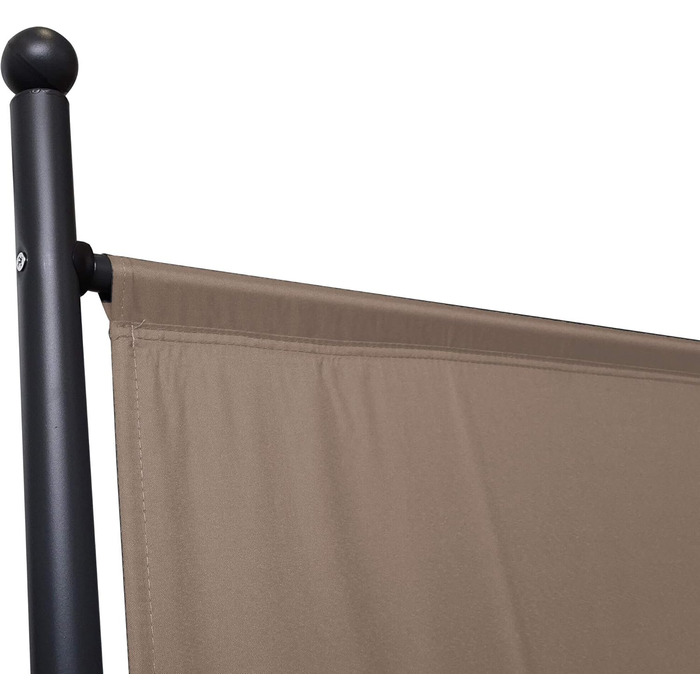 Ширма QUICK STAR Paravent з тканини, 150 x 190 см, бежева - для дому, саду, балкону