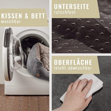 Ліжко для собак Ne&no® 2 в 1: охолоджуючий та зігріваючий матеріал, середні породи, 80x60 см, миється. Персоналізоване собаче ліжечко, блакитне, 35x45 см