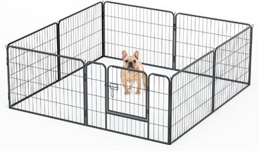 Металевий вольєр для собак та цуценят, переносний загон для тварин, ігровий майданчик на вулицю (12 шт.)
