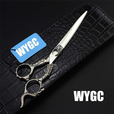 Професійна шерстьрізка для собак WYGC PETS 7.0 дюймів з нержавіючої сталі 440C, для грумінгу собак та котів