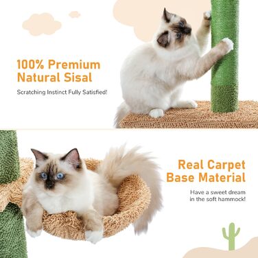 Котяче дерево PAWZ Road Kaktus 229-275 см зелене