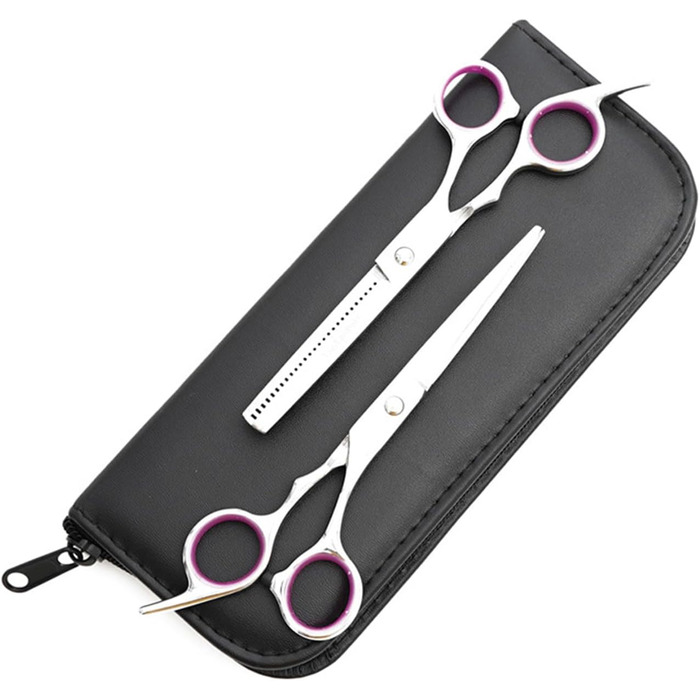 Набір професійних ножиць для собак 3 в 1, набір ножиць для грумінгу собак, ножиці для собак з прямим лезом та зубчастим лезом, для собак, котів та інших тварин