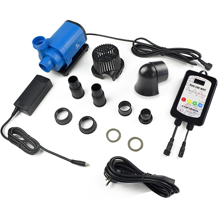 CONQUERALL 65W Акваріумний насос 2190GPH, 24V DC, занурювальний, для акваріумів, фонтанів, ставків, водоспадів, з великим потоком і високим напором