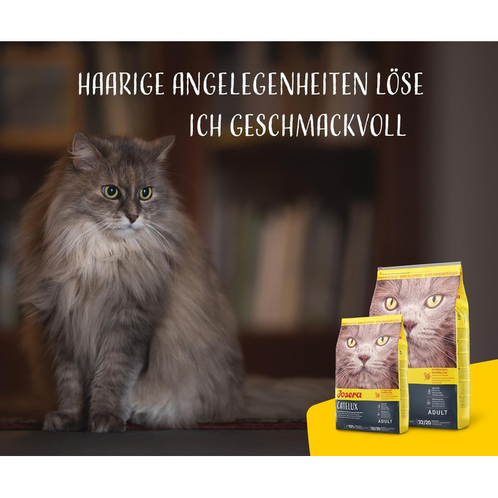 Сухий корм для котів Josera Catelux з качкою та картоплею, 10 кг